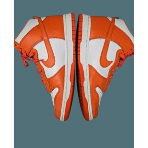 Nike Dunk High Top Orange Blaze White Syracuse Sneakers Women US 9/ Men US 7.5